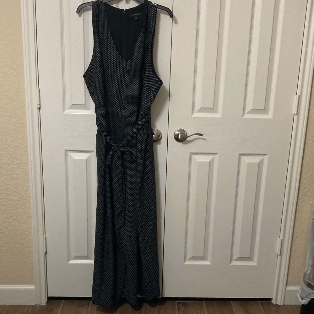 Banana Republic Black Polka Dot Jumpsuit